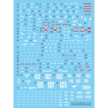G-Rework CD-RG07 Premium Decal for RG Rx-178 Mk-II Gundam Titans